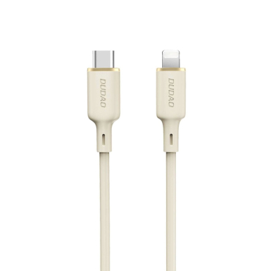 Dudao L7SCL USB-C - Lightning 30W 2m Kabelis - beige