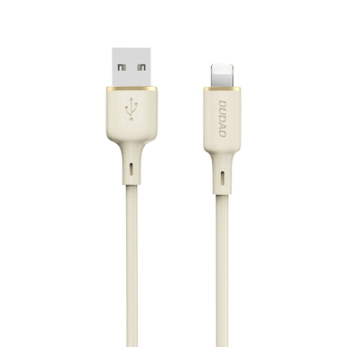 Dudao L7SL USB-A - Lightning 5A Kabelis 1m - beige