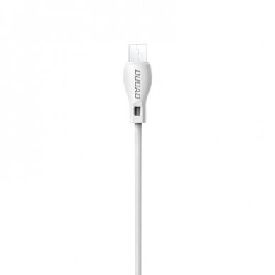 Dudao micro USB data charging kabelis 2.4A 2m baltas (L4M 2m baltas) 2