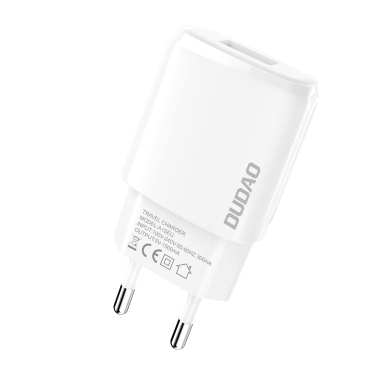 Dudao USB-A 7.5W charger + USB-A cable - Lightning 1m white (A1sEUL) 1