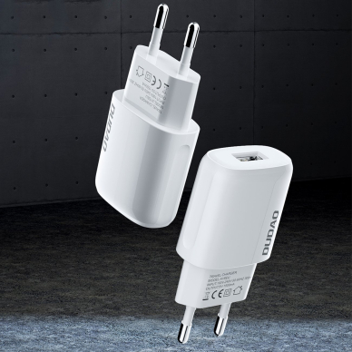 Dudao USB-A 7.5W charger + USB-A cable - Lightning 1m white (A1sEUL) 2