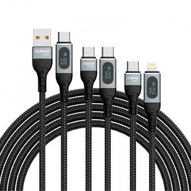 Dudao USB Type C cable - Lightning Fast Charging PD 20W Juodas (L7MaxL) 7