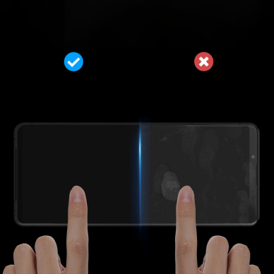 Ekrano apsauga Dux Ducis 10D Tempered Glass Sony Xperia 1 V Juodais kraštais 7