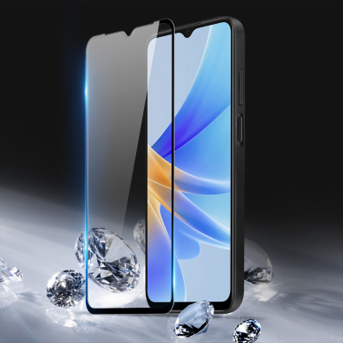 Ekrano apsauga Dux Ducis 9D Tempered Glass Oppo A17 Juodais kraštais 4