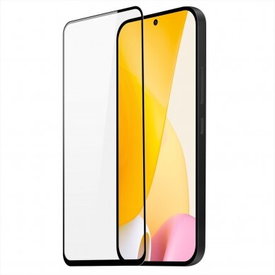 Ekrano apsauga Dux Ducis 9D Tempered Glass Xiaomi 12 Lite Juodais kraštais