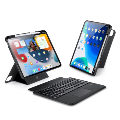 Dux Ducis DK Series Bluetooth Dėklas klaviatūra Apple iPad Air 4/5/iPad Pro 11 (2018/2020/2021/2022) - Juodas 1