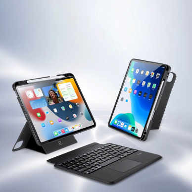 Dux Ducis DK Series Bluetooth Dėklas klaviatūra Apple iPad Air 4/5/iPad Pro 11 (2018/2020/2021/2022) - Juodas 9