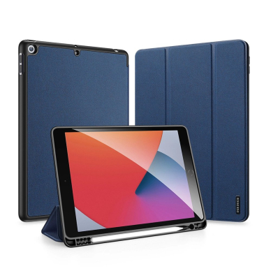 Dux Ducis Domo case with flap and smart sleep for iPad 7 / 8 / 9 10.2'' - Mėlynas