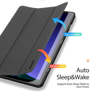 Dux Ducis Domo flip and smart sleep Dėklas Samsung Galaxy Tab S9 - juodas 7