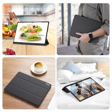 Dux Ducis Domo foldable cover for tablet with Smart Sleep function Samsung Galaxy Tab S8/S9 Ultra stand Juodas 8