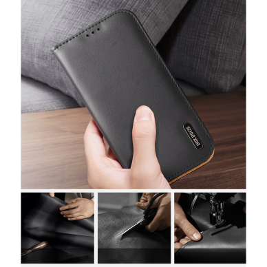 Dėklas Dux Ducis Hivo Leather iPhone 14 Plus Rudas 9