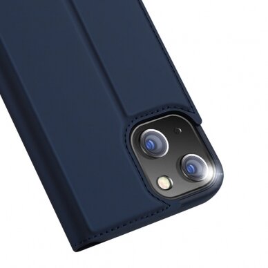 Atverčiamas dėklas Dux Ducis Skin Pro iPhone 13 mini Tamsiai mėlynas 2
