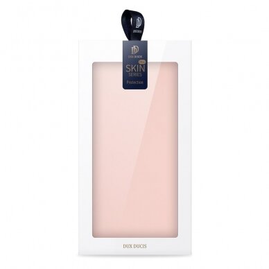 Atverčiamas dėklas Dux Ducis Skin Pro iPhone 13 mini Rožinis 24