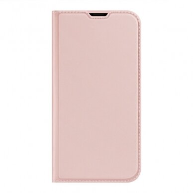 Atverčiamas dėklas Dux Ducis Skin Pro iPhone 13 mini Rožinis 9