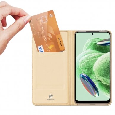 Dėklas Dux Ducis Skin Pro Xiaomi Redmi Note 12 5G / Poco X5 5G Auksinis 1