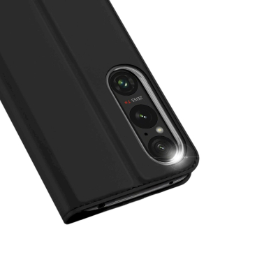 Dux Ducis Skin Pro case with flap and card slot for Sony Xperia 1VI - black 5