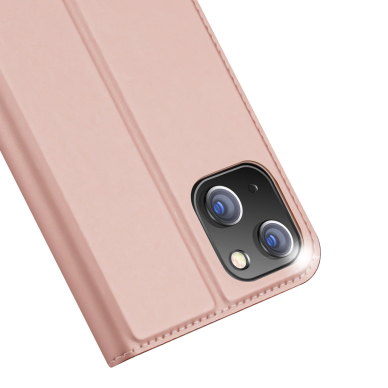 Dėklas Dux Ducis Skin Pro Wallet iPhone 15 Plus - Rožinis 2