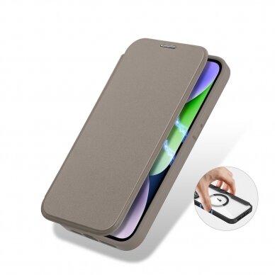 Dėklas Dux Ducis Skin X Pro case iPhone 14 Plus Smėlinis (MagSafe) 8