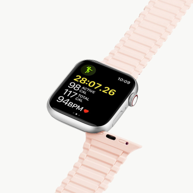 Apyrankė Dux Ducis Strap (Armor Version) Apple Watch Ultra, SE, 9, 8, 7, 6, 5, 4, 3, 2, 1 (49, 45, 44, 42 mm) Violetinė/Rožinė 3