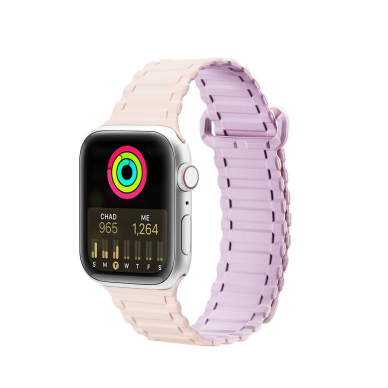 Apyrankė Dux Ducis Strap (Armor Version) Apple Watch Ultra, SE, 9, 8, 7, 6, 5, 4, 3, 2, 1 (49, 45, 44, 42 mm) Violetinė/Rožinė