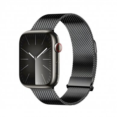 Dux Ducis Strap Milanese Pro for Apple Watch 42/44/45/49 mm - juodas