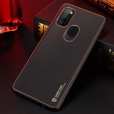 Dėklas Dux Ducis Yolo elegant TPU+PU Samsung Galaxy M30s Juodas 13