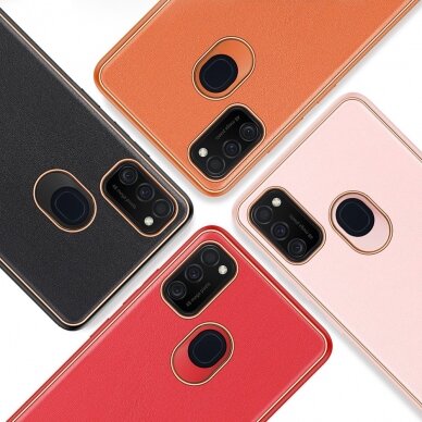 Dėklas Dux Ducis Yolo elegant TPU+PU Samsung Galaxy M30s Oranžinis 12