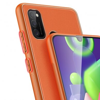 Dėklas Dux Ducis Yolo elegant TPU+PU Samsung Galaxy M30s Oranžinis 6