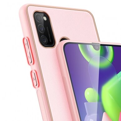 Dėklas Dux Ducis Yolo elegant TPU+PU Samsung Galaxy M30s Rožinis 5