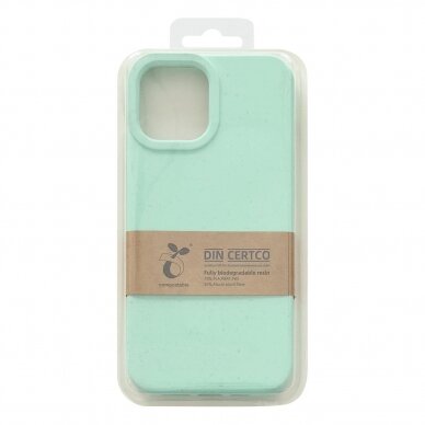 Dėklas Eco iPhone 12 Pro Silicone Cover Mėtinis 2