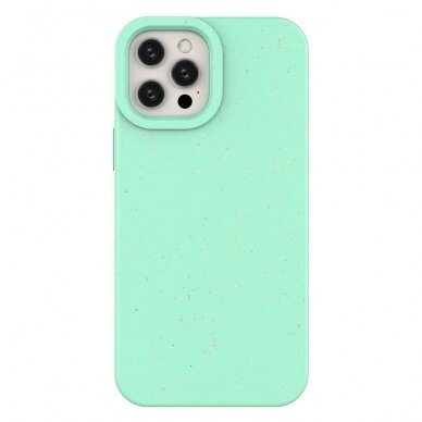 Dėklas Eco iPhone 12 Pro Silicone Cover Mėtinis