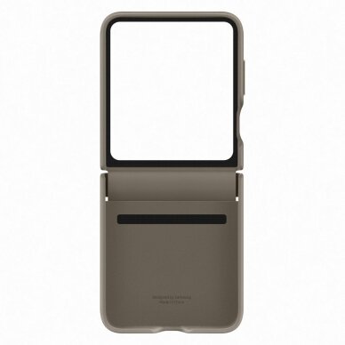 Dėklas Eco-leather Samsung Galaxy Z Flip 5 - Rudas 3