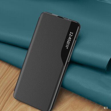 Dėklas Eco Leather View Xiaomi Redmi Note 12 Pro / Poco X5 Pro 5G Juodas 10