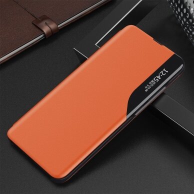 Dėklas Eco Leather View Xiaomi Redmi K40 Pro + / K40 Pro / K40 / Poco F3 Oranžinis 1