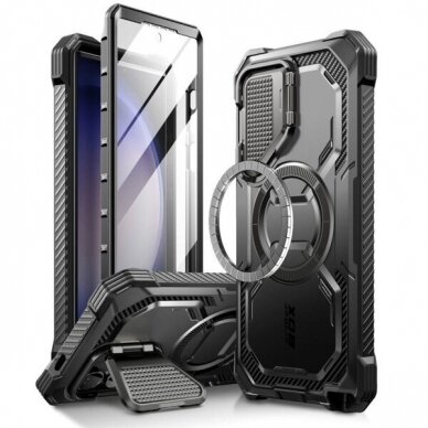 Dėklas IBLSN Armorbox Mag Supcase with MagSafe for Samsung Galaxy S24 Ultra - Juodas