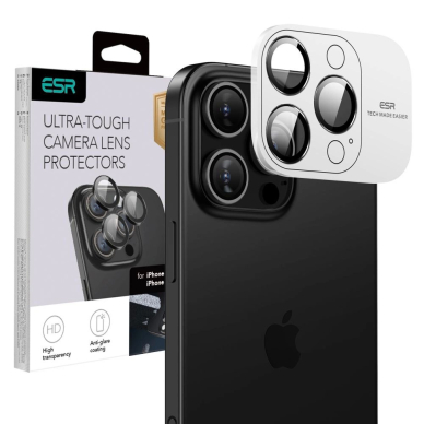 ESR Armorite Apsauginis stiklas iPhone 16 Pro / 16 Pro Max Camera - Juodas