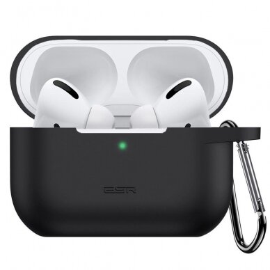 Dėklas ausinėms ESR BOUNCE Apple AIRPODS PRO 1/2 Juodas