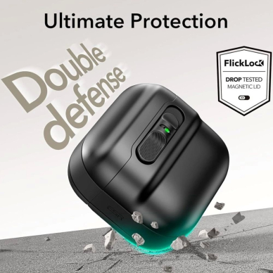 ESR Pulse Halolock Magsafe Dėklas AirPods 4 - Juodas 5