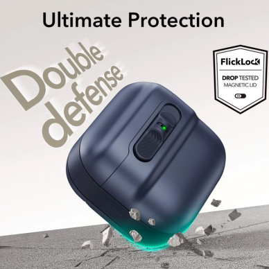 ESR Pulse Halolock Magsafe Dėklas AirPods 4 - Mėlynas 6