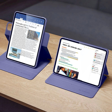 ESR Rebound Hybrid planšetės dėklas iPad Pro 11.5 2024 - Violetinis 3