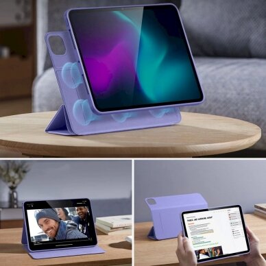 ESR Rebound Hybrid planšetės dėklas iPad Pro 13.7 2024 - Violetinis 2