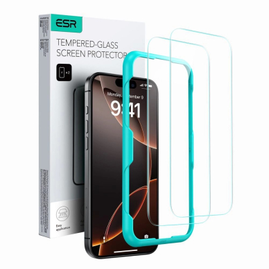 ESR  Glass 2-PACK iPhone 16 Pro Max - transparent