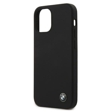 Akcija! Originalus Bmw dėklas Bmhcp12Ssilbk Iphone 12 Mini juodas Silicone Signature  5