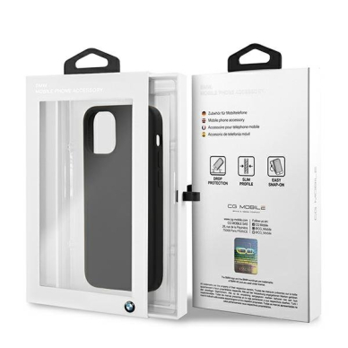 Akcija! Originalus Bmw dėklas Bmhcp12Ssilbk Iphone 12 Mini juodas Silicone Signature  8