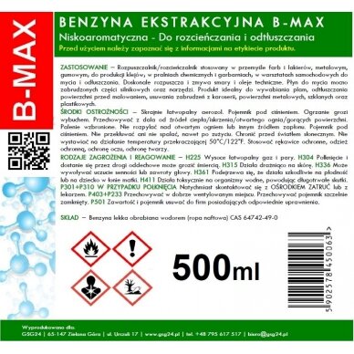 Extraction naphtha in aerosol B-MAX Spray 500ML 2