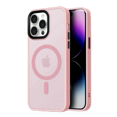 Dėklas Fashion MagSafe iPhone 16 Pro Max - rožinis