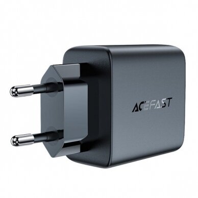 Fast charger GaN 35W PD 2x USB C Acefast A49 - Juodas 1