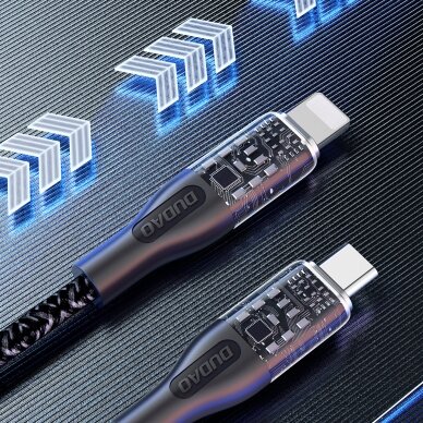 Fast charging cable 30W 1m USB-C - Lightning Dudao L22 - Pilkas 2
