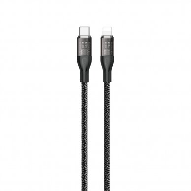 Fast charging cable 30W 1m USB-C - Lightning Dudao L22 - Pilkas
