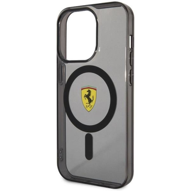 Dėklas Ferrari Translucent Magsafe FEHMP14LUKK iPhone 14 Pro Juodas 5